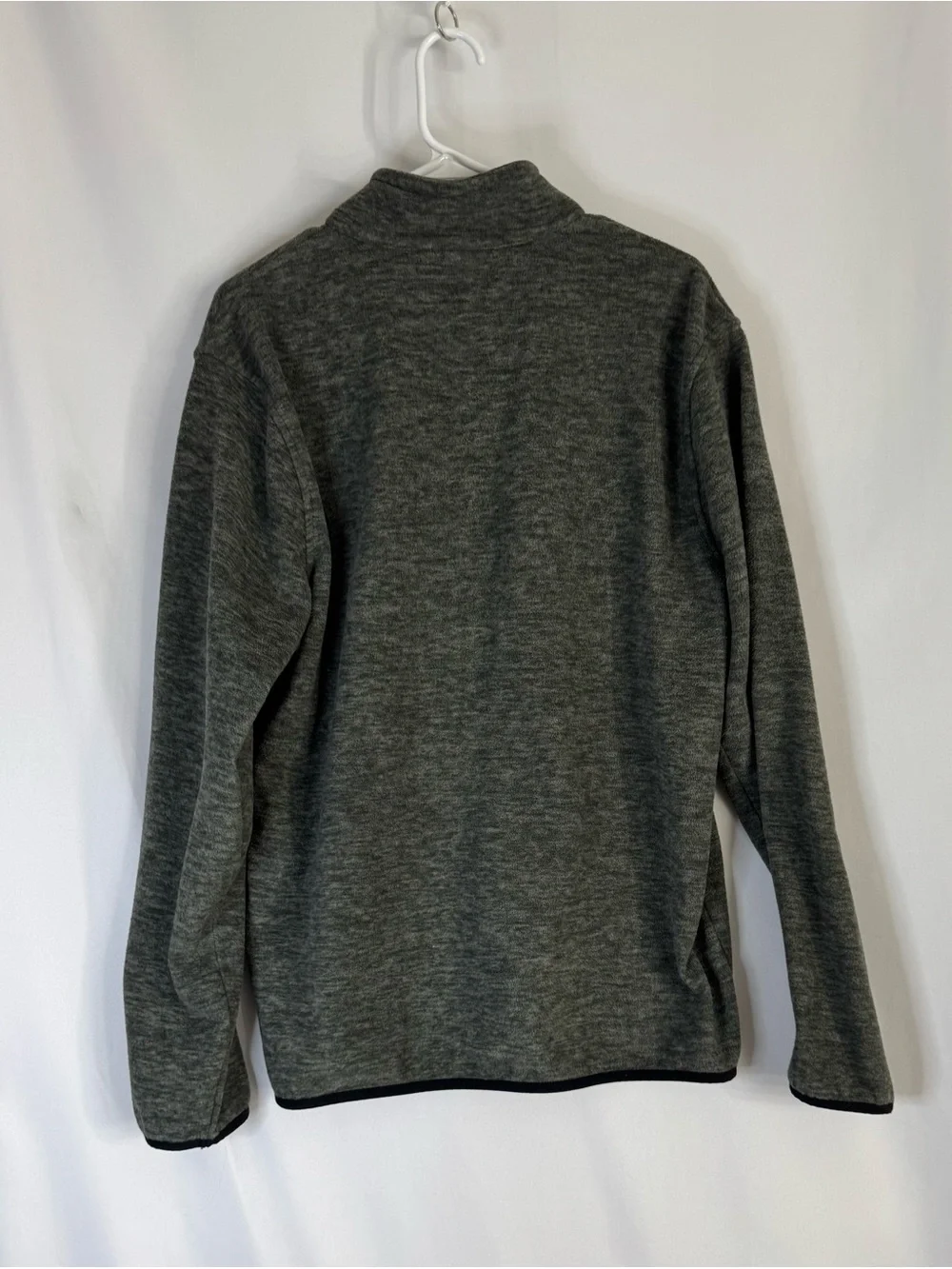 Hawke‎ & Co Olive Heather Quarter-Zip Pullover